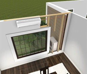mitsubishi ductless heating and ac
